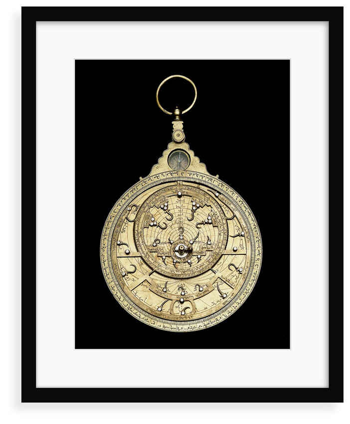 Astrolabe: mounted obverse by Muhammad ibn Ahmad al-Battuti