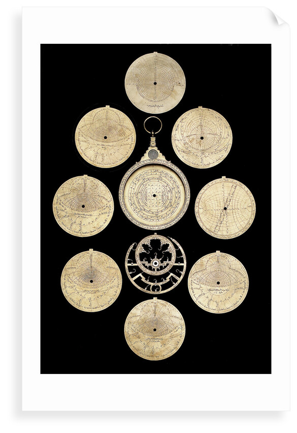 Astrolabe: dismounted obverse by Muhammad ibn Ahmad al-Battuti