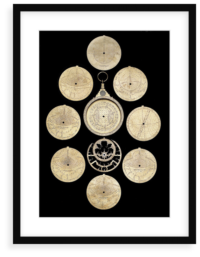 Astrolabe: dismounted obverse by Muhammad ibn Ahmad al-Battuti