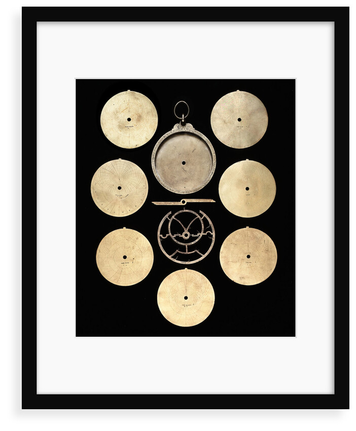 Astrolabe: dismounted obverse by unknown