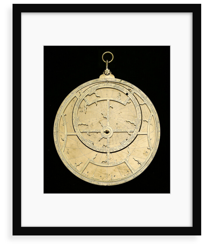 Astrolabe: mounted obverse by unknown