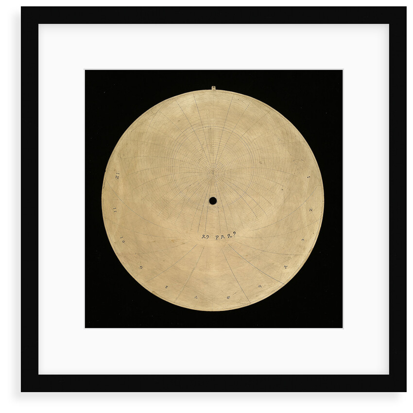 Astrolabe: latitude plate by Unknown