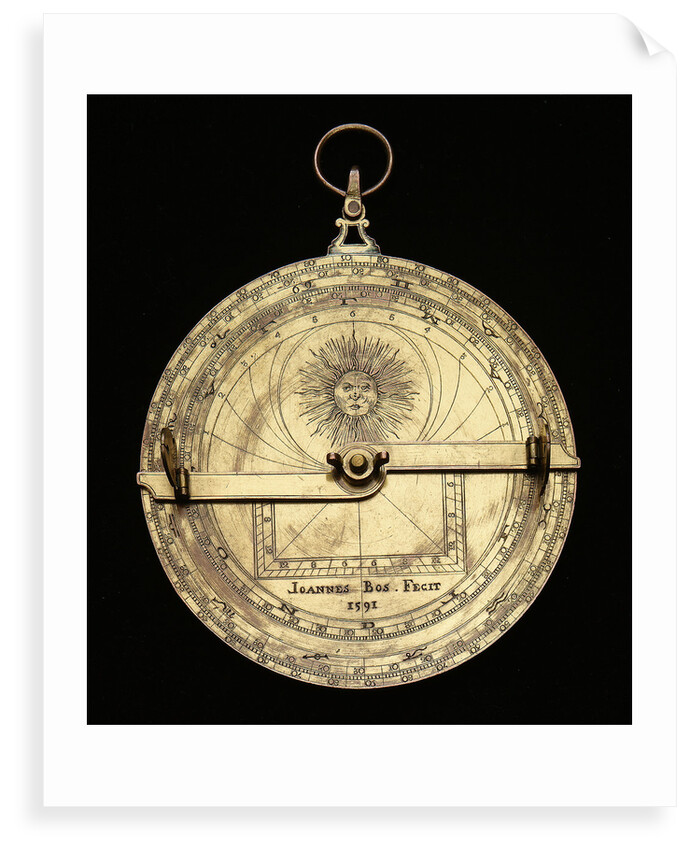 Astrolabe: mounted reverse by unknown