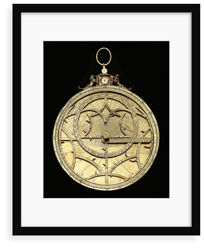 Astrolabe: mounted obverse by Jean Naze