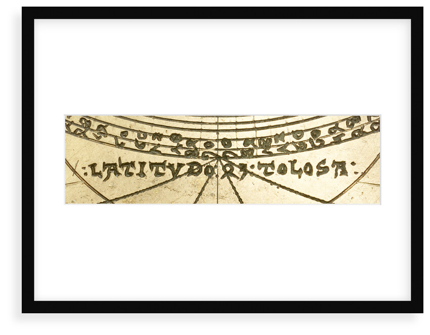Caird Astrolabe: detail of plate by Unknown