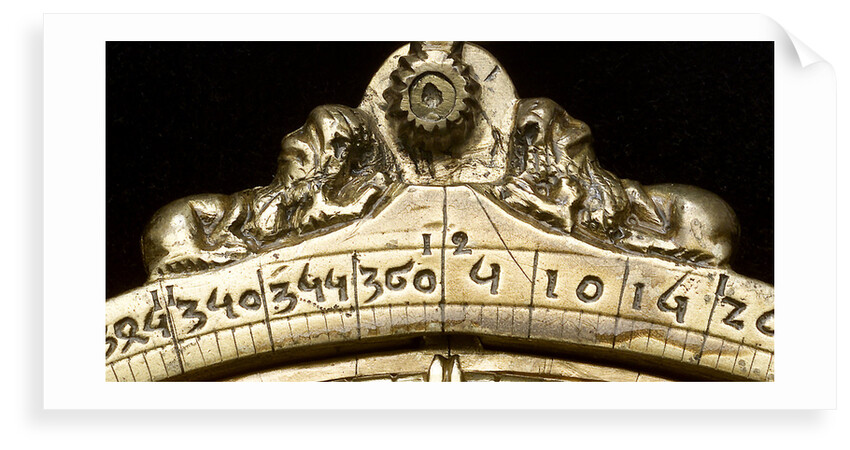 Caird Astrolabe: detail of throne by unknown