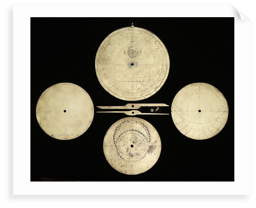 Astrolabe: dismounted reverse by Egnatio Danti