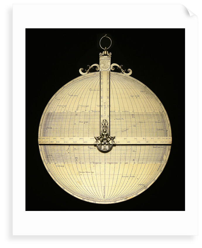 Astrolabe: mounted reverse by unknown