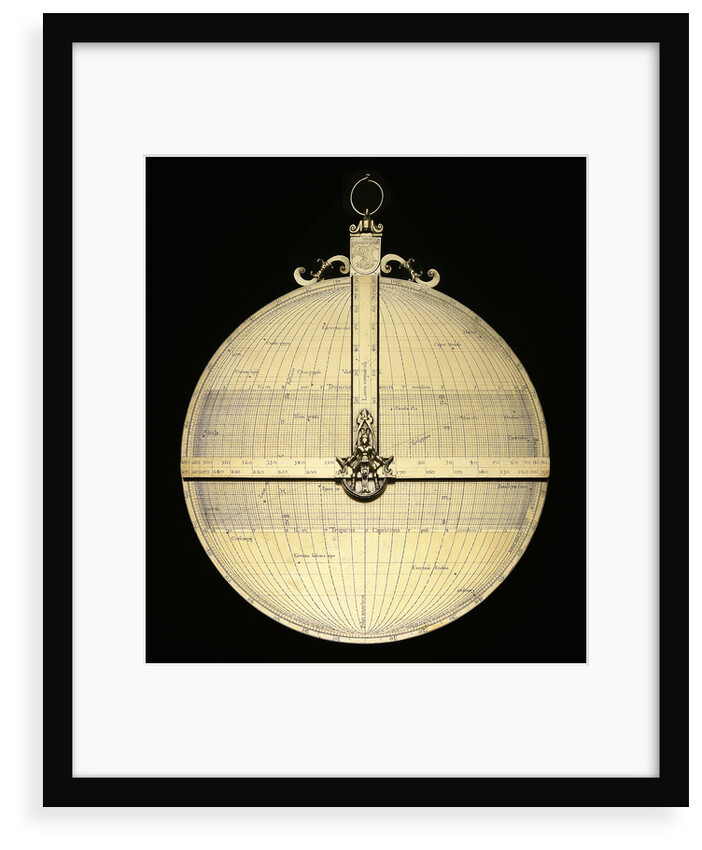 Astrolabe: mounted reverse by unknown