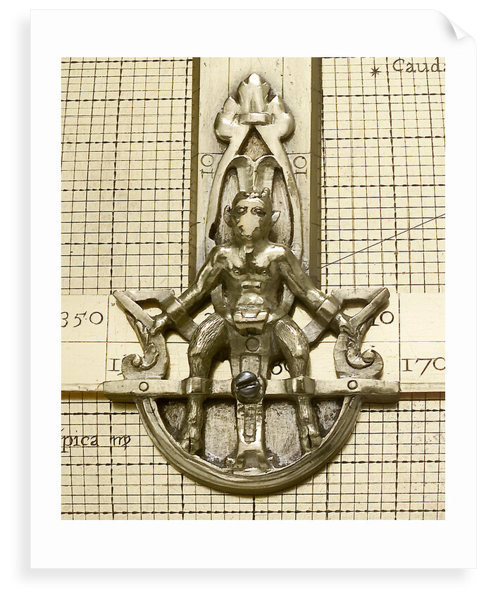 Astrolabe: detail of sater by unknown
