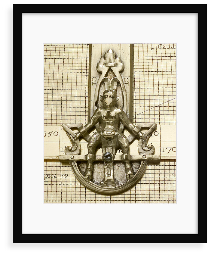 Astrolabe: detail of sater by unknown