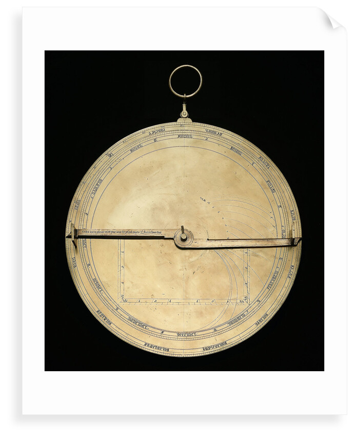 Astrolabe: mounted reverse by unknown