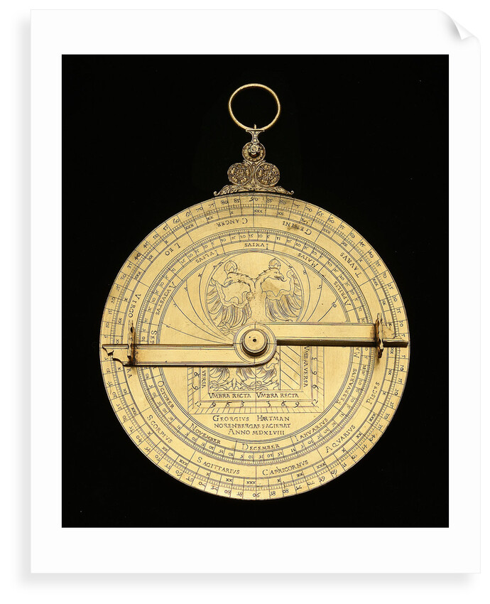 Astrolabe: mounted reverse by Georgius Hartmann