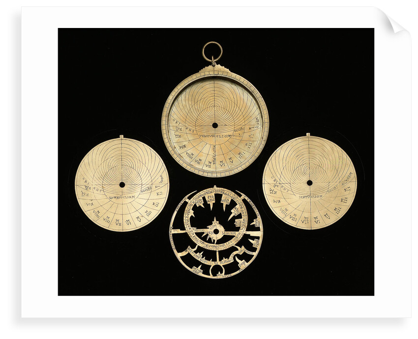 Astrolabe: dismounted obverse by Unknown