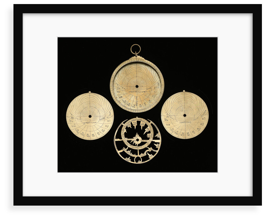 Astrolabe: dismounted obverse by Unknown