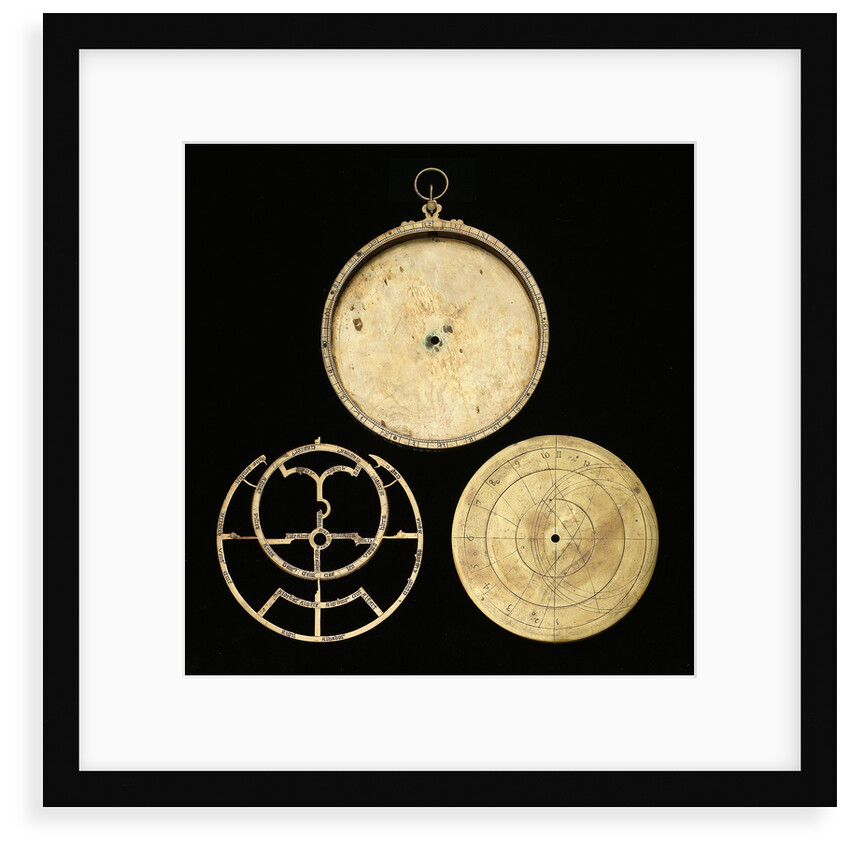 Astrolabe: dismounted obverse by unknown