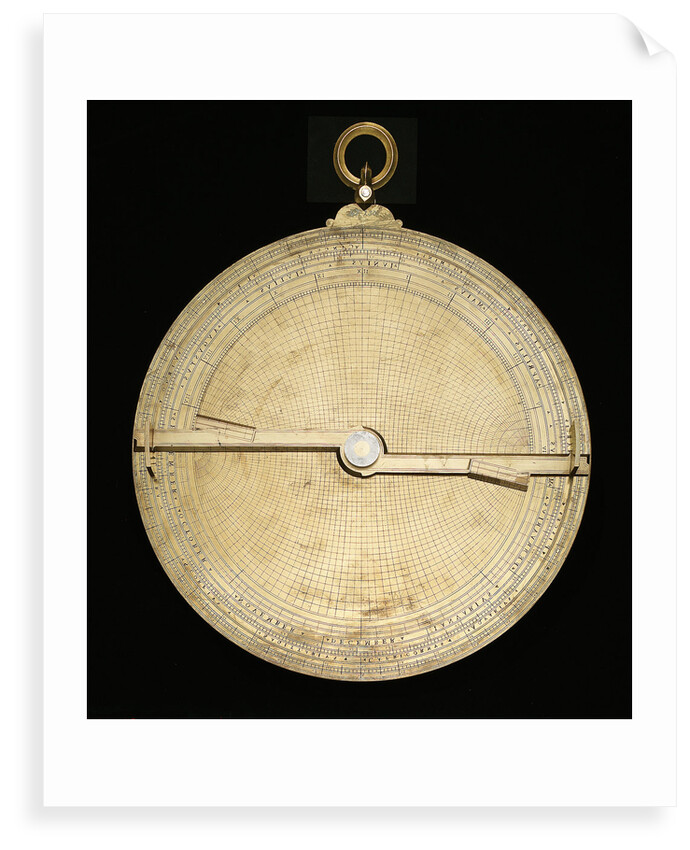 Astrolabe: mounted reverse by unknown