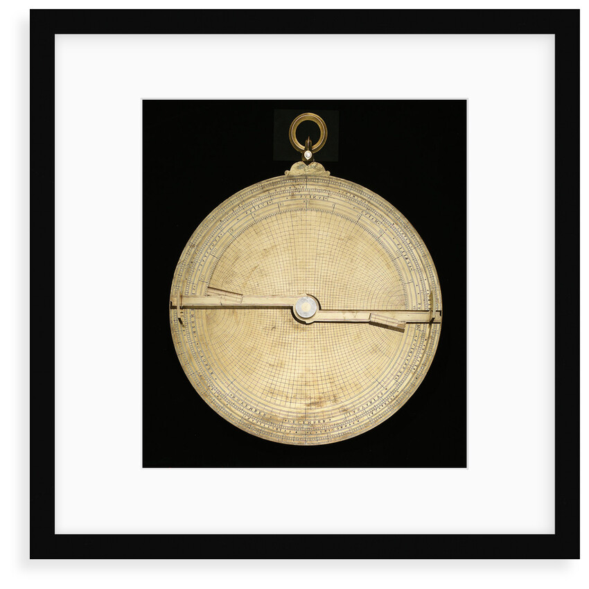 Astrolabe: mounted reverse by unknown