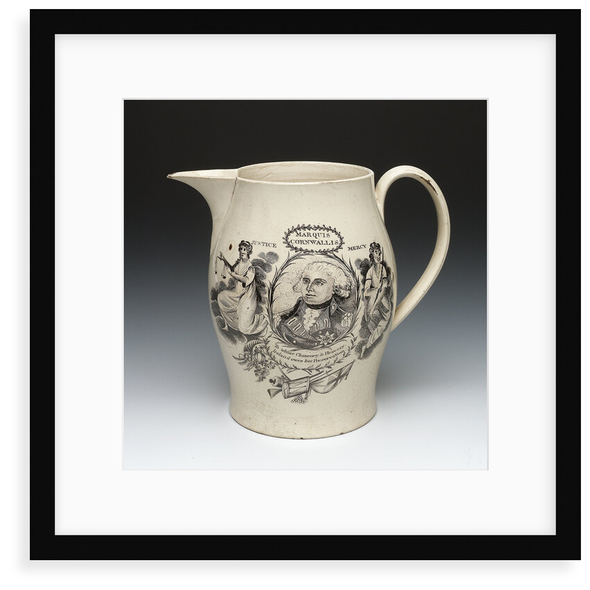 Jug with a portrait of Vice-Admiral Horatio Nelson (1758-1805) by unknown