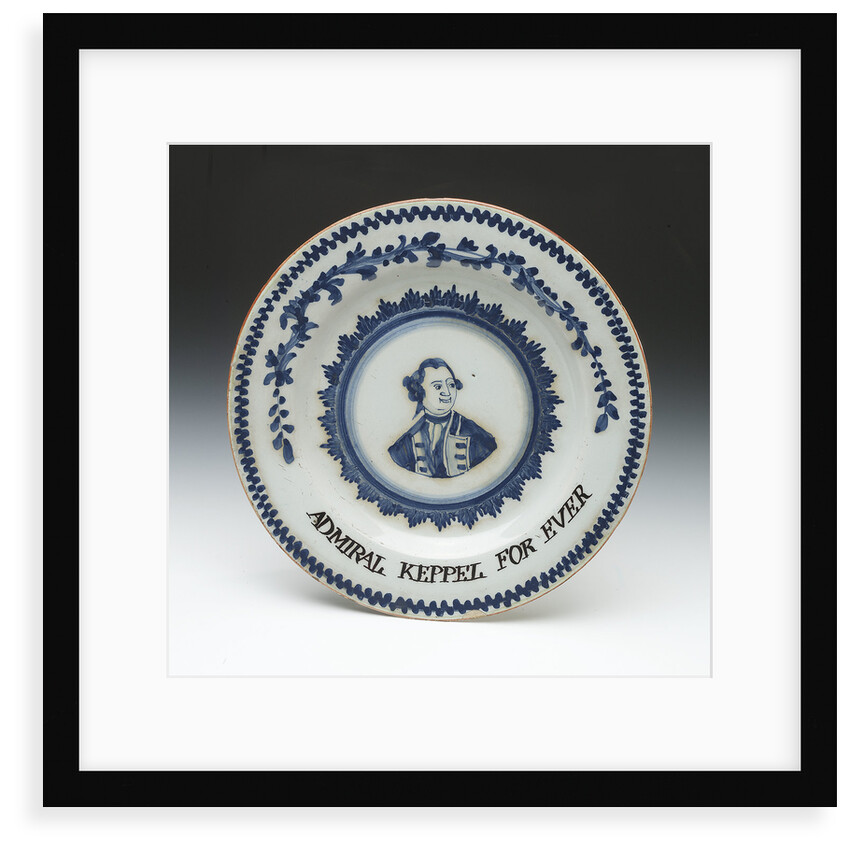 English delftware plate by unknown