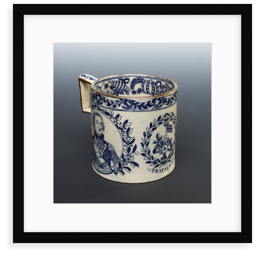 Mug with a portrait of Vice-Admiral Horatio Nelson (1758-1805) by Unknown