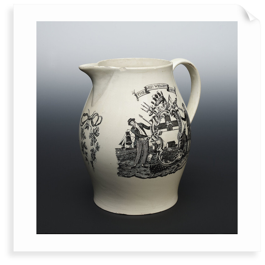 Creamware jug by unknown