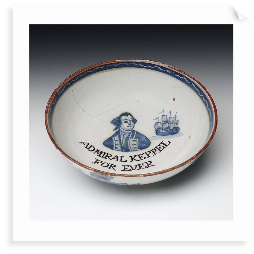 Lambeth delftware bowl by unknown