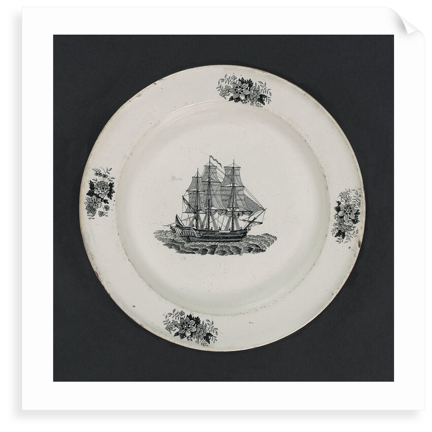 Earthenware plate by unknown