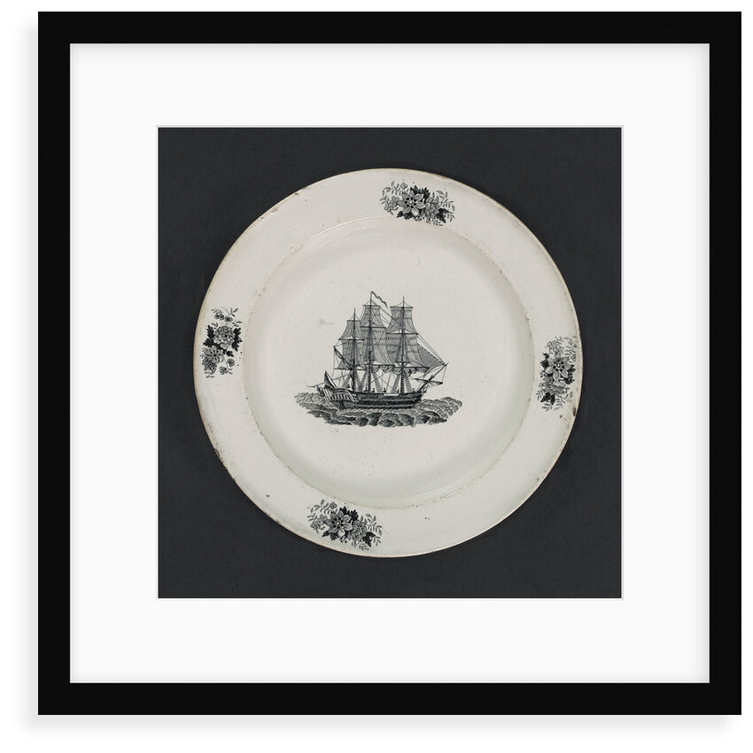Earthenware plate by unknown