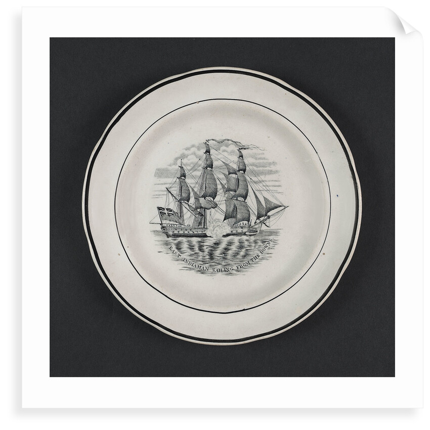 Creamware plate by unknown