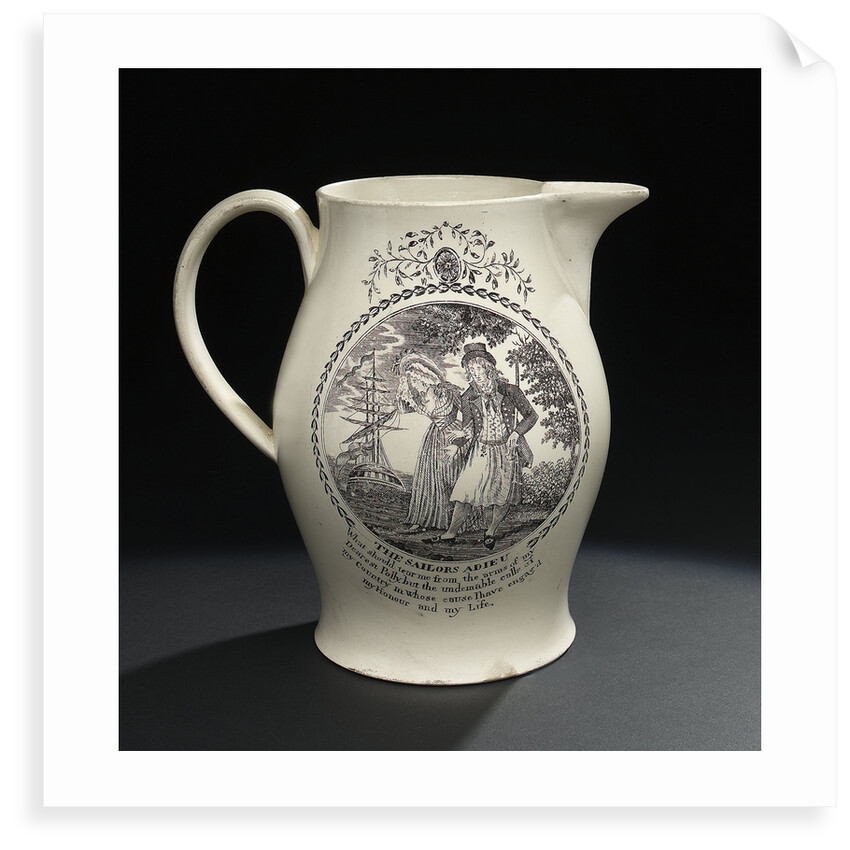 Creamware jug by unknown