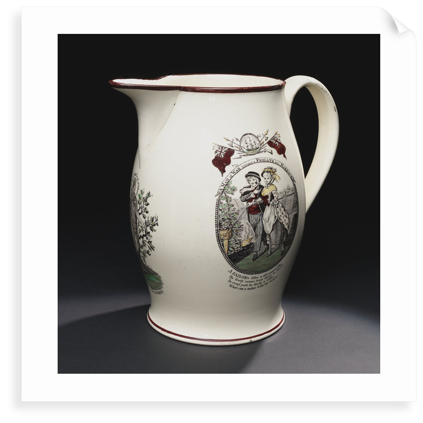 Creamware jug by unknown