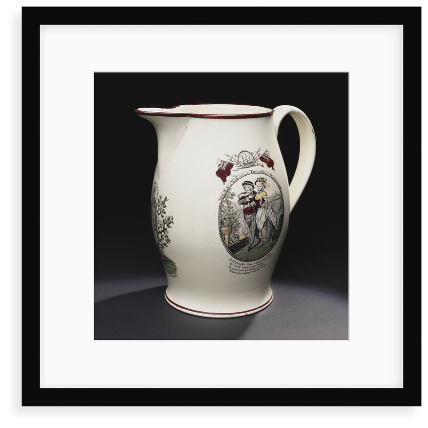 Creamware jug by unknown