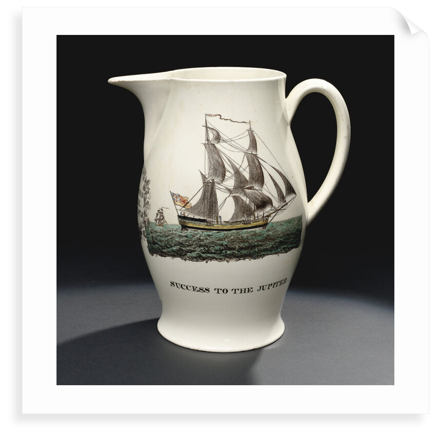 Creamware jug by Unknown