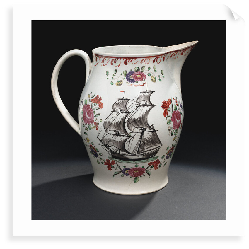 Pearlware jug by unknown