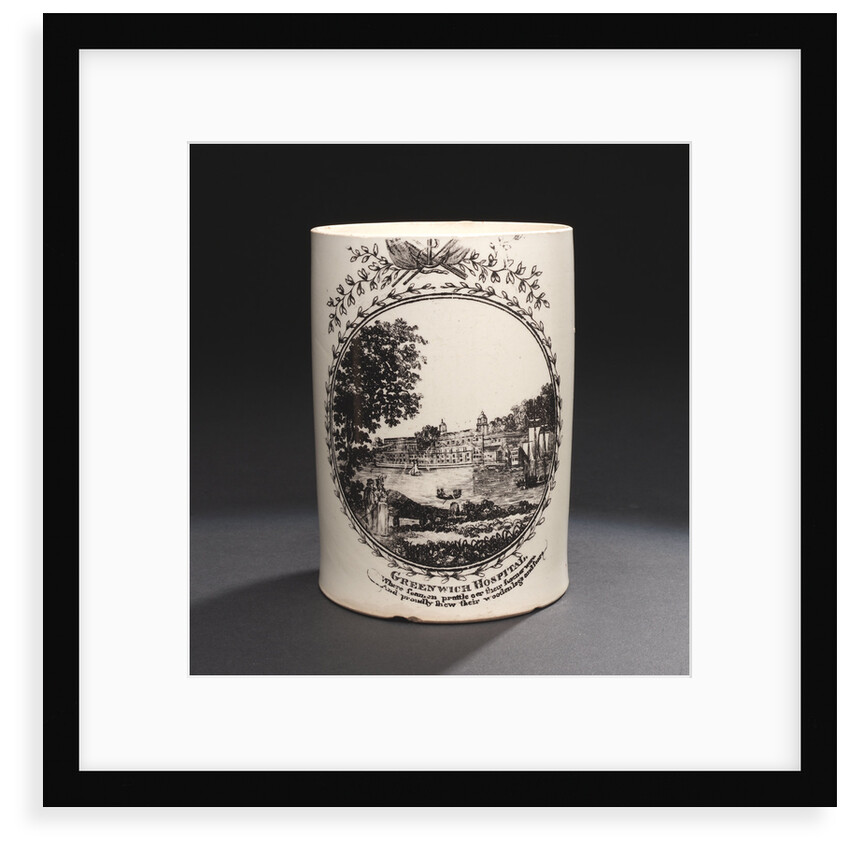 Creamware mug by unknown