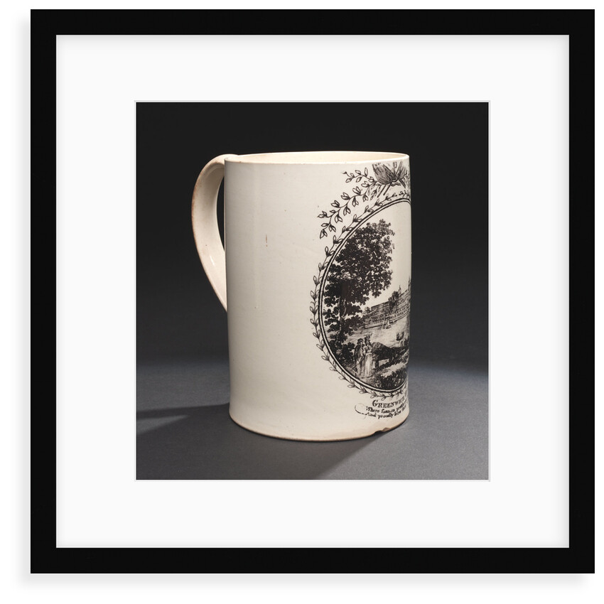 Creamware mug by unknown