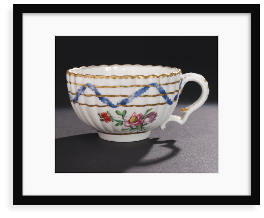 Teacup, part of a tea service reputedly belonging to Vice-Admiral Horatio Nelson (1758-1805) by Richard Champion
