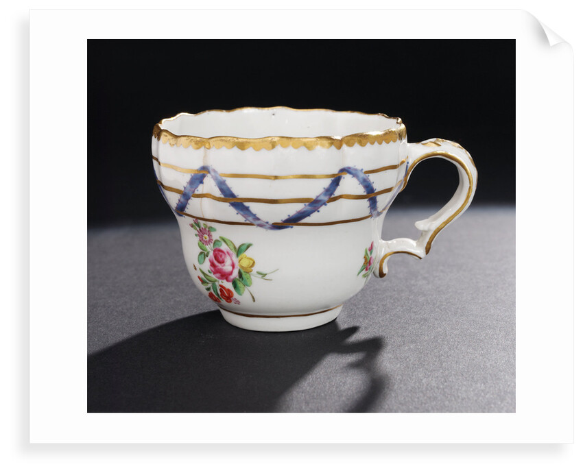 Teacup, part of a tea service reputedly belonging to Vice-Admiral Horatio Nelson (1758-1805) by Richard Champion