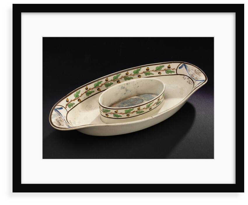 Creamware dish by Wilson