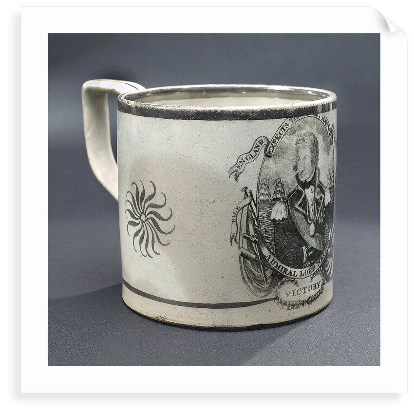 Earthenware mug by unknown