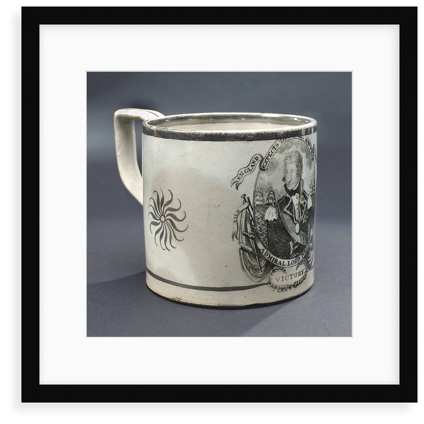 Earthenware mug by unknown