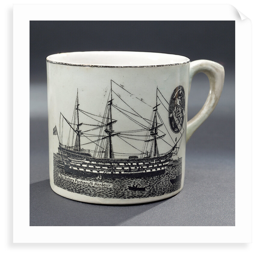 Creamware mug by unknown