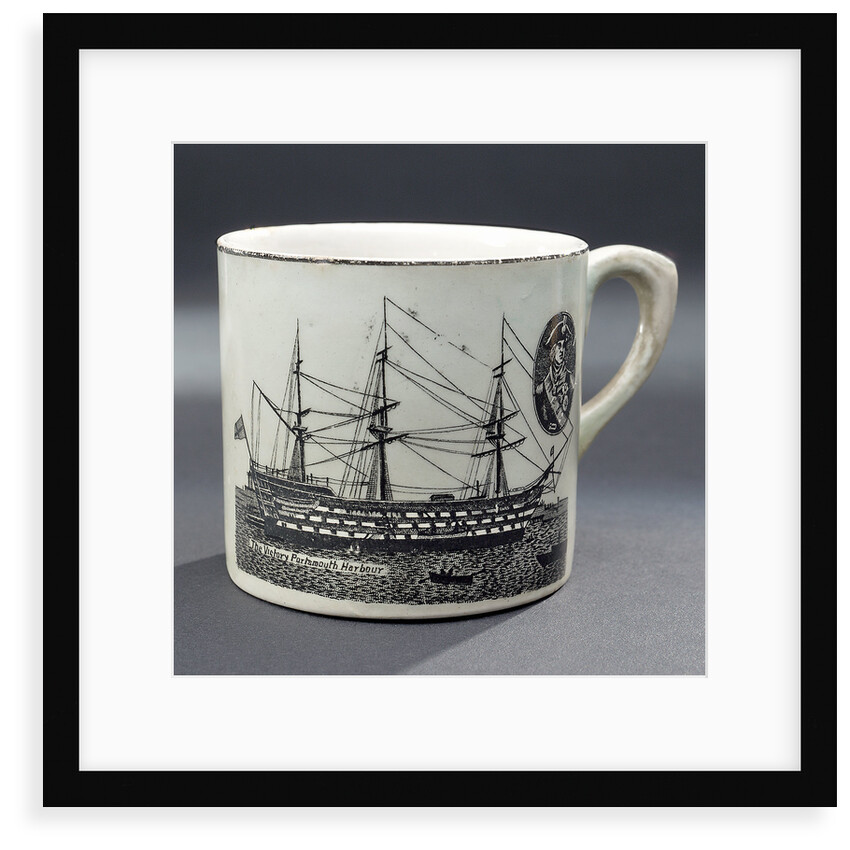 Creamware mug by unknown
