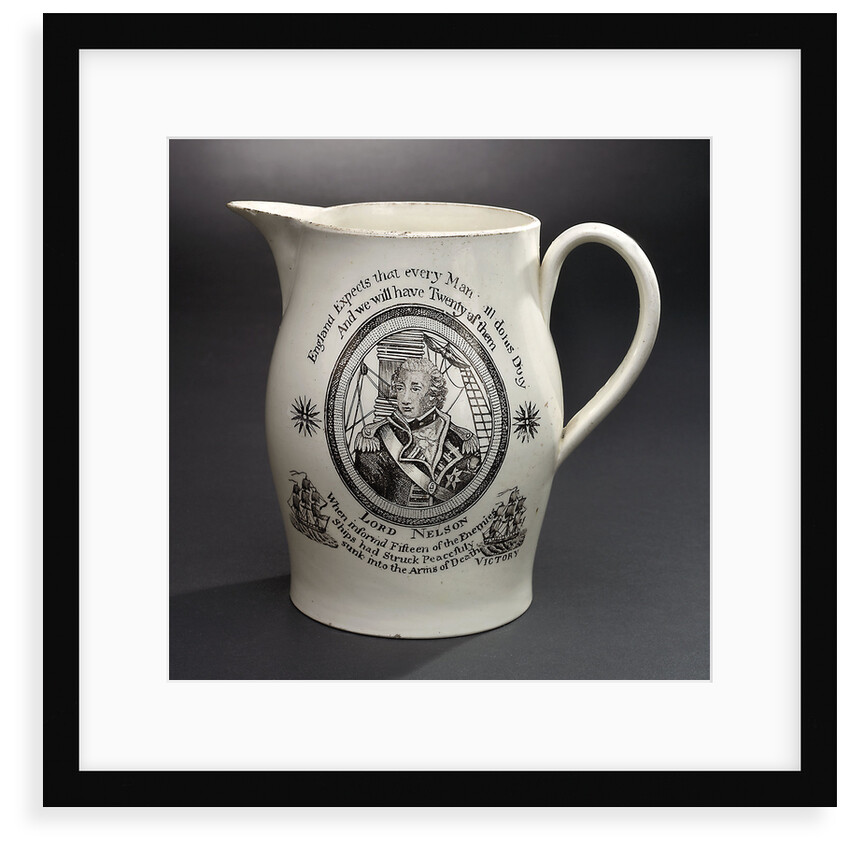 Creamware jug by Unknown
