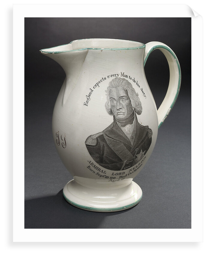 Earthenware jug by unknown