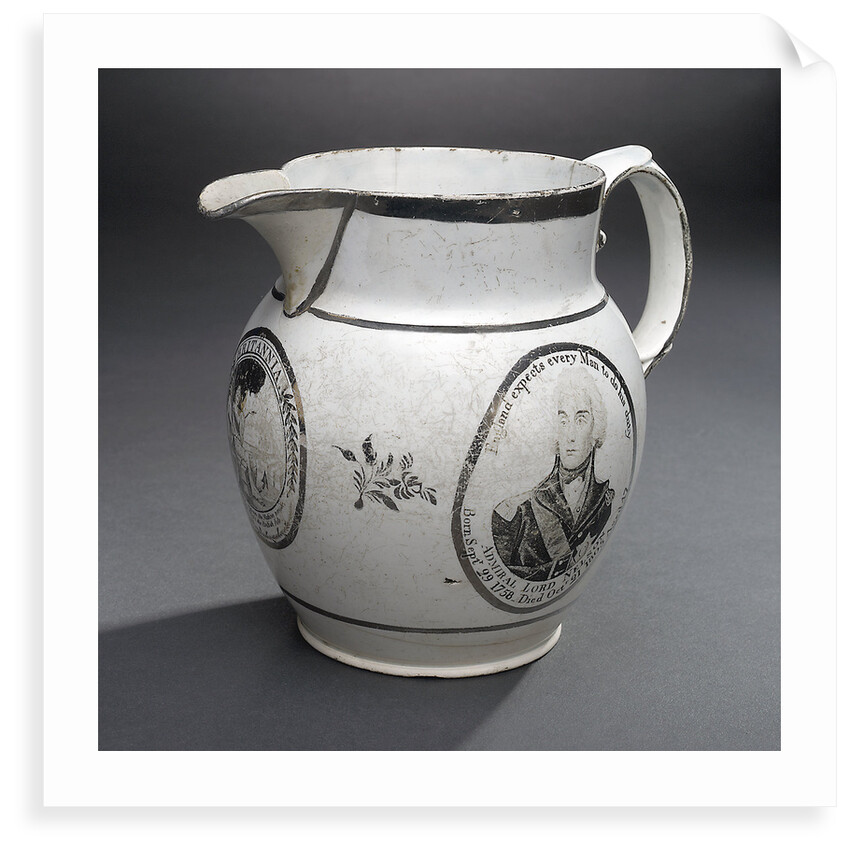 Earthenware jug by unknown
