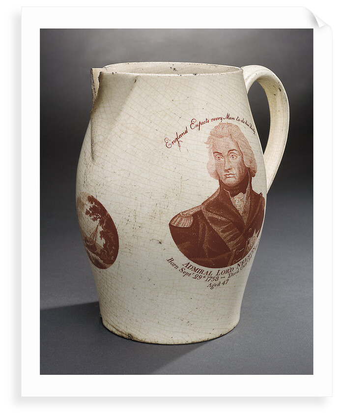 Earthenware jug by unknown