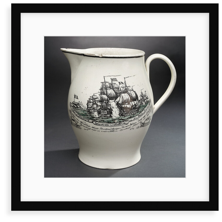Creamware jug by Barker & Brown
