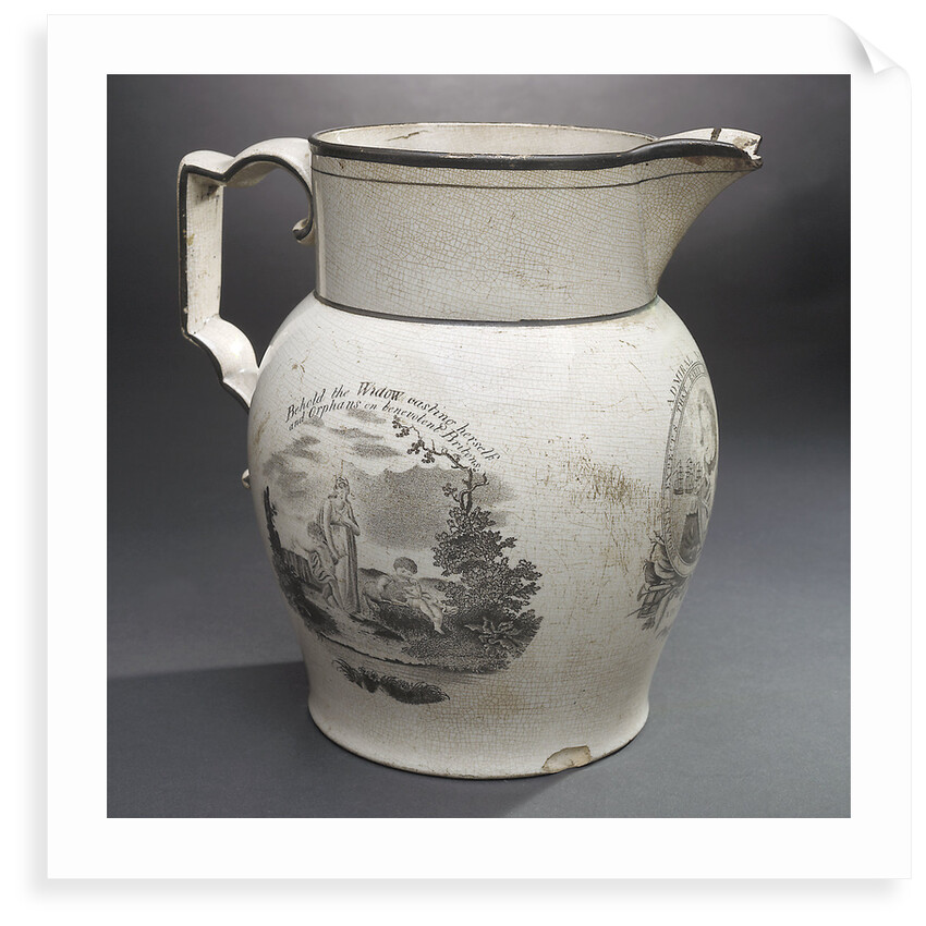Earthenware jug by unknown